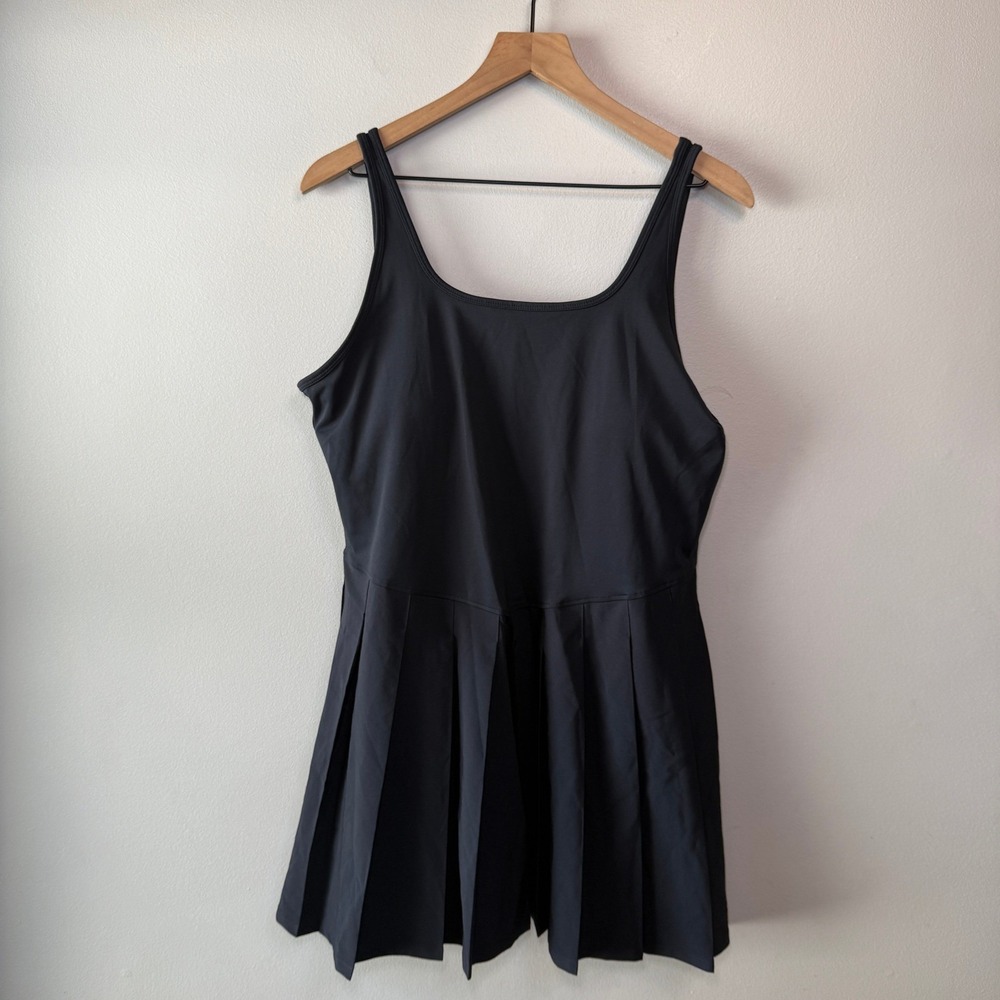 Mondetta Club Set Double Dress Black Size X-Large Athletic Tennis Golf Pleated